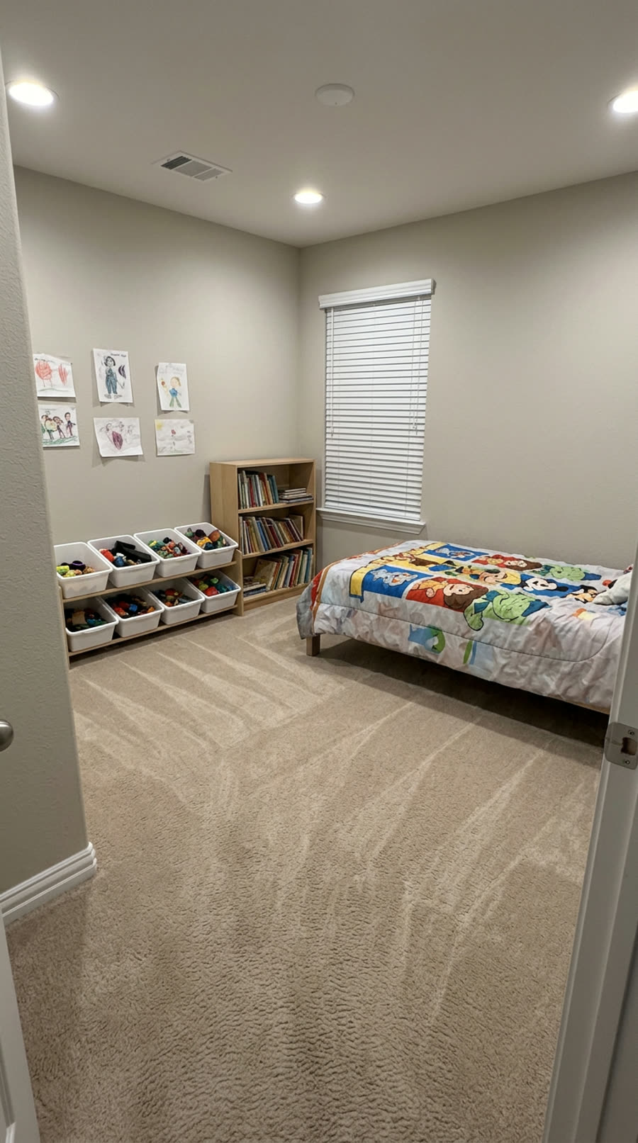 Clean kids playroom
